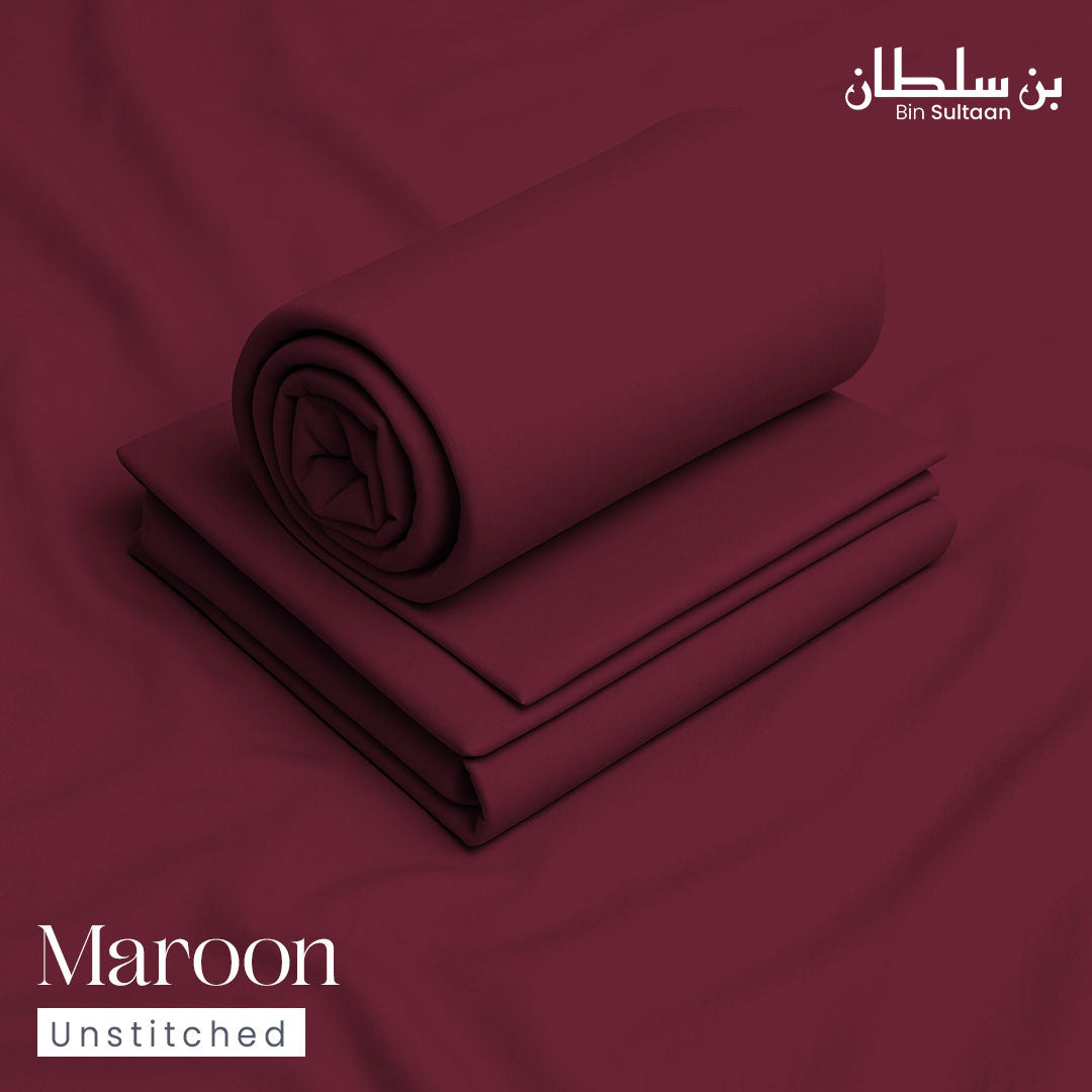 Classic Wash & Wear Boski  - Maroon