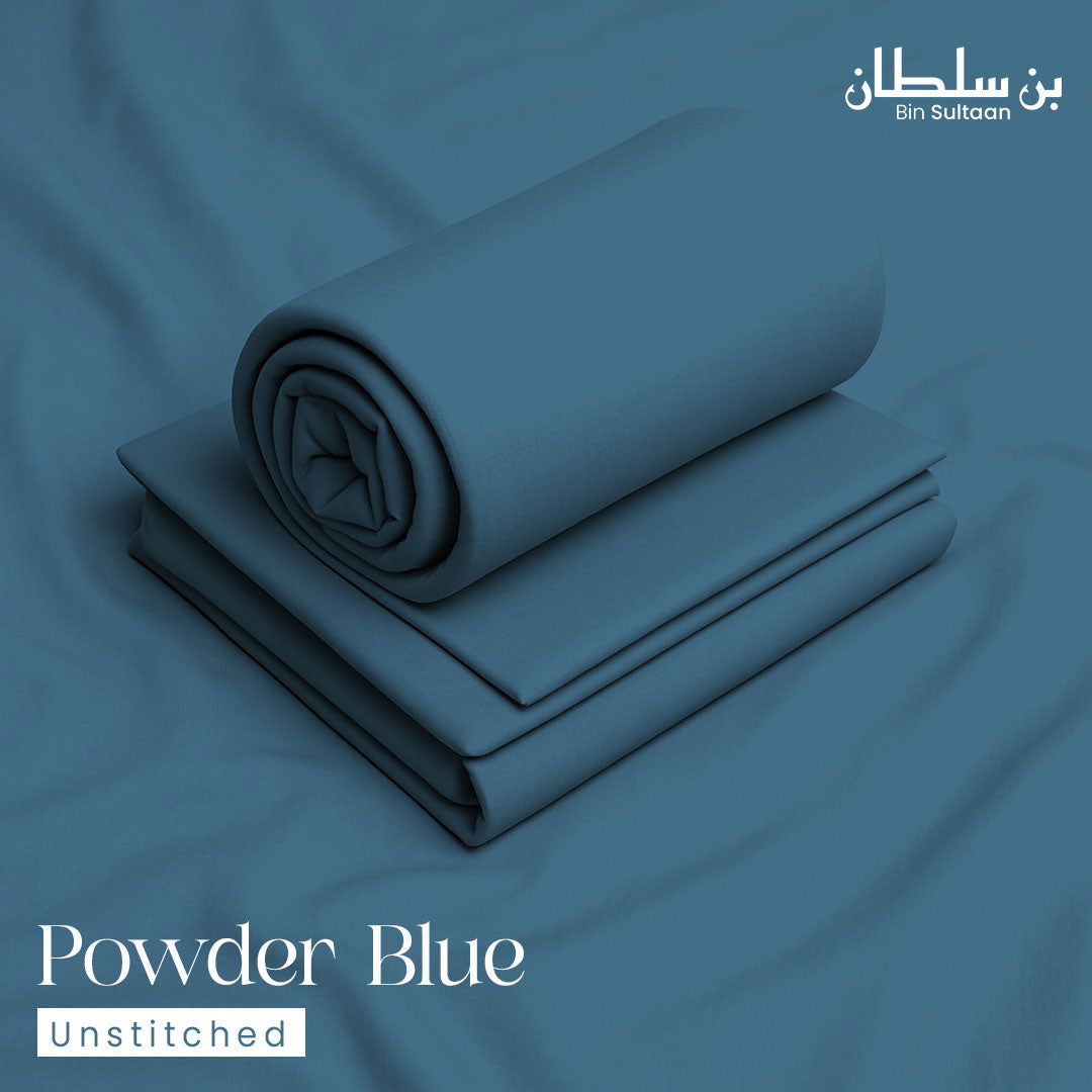 Classic Wash & Wear Boski  - Powder Blue