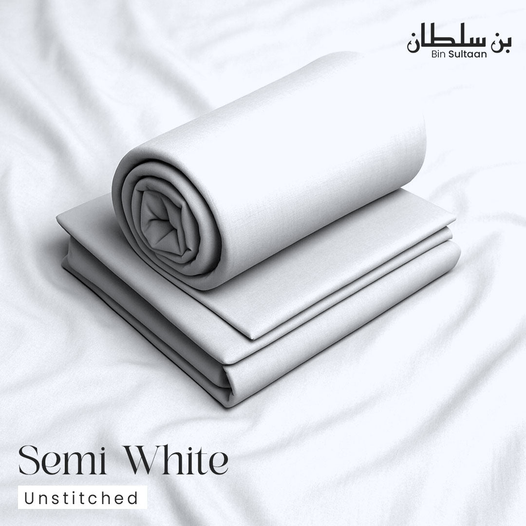 Classic Wash & Wear Boski  - Semi White