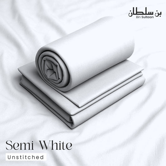 Classic Wash & Wear Boski  - Semi White