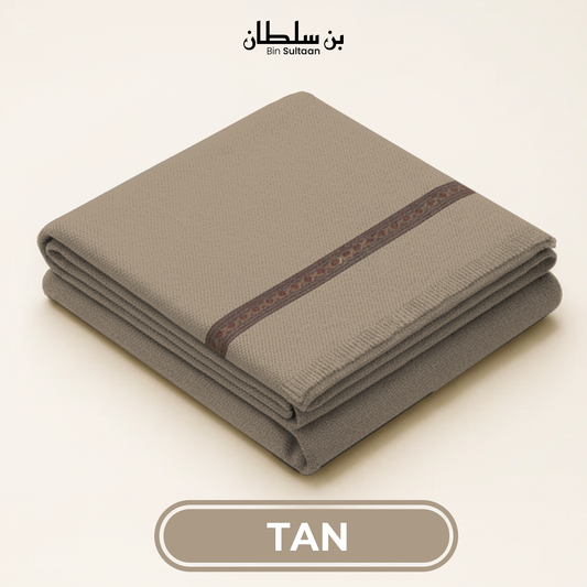 Classic Gents Shawl - Tan